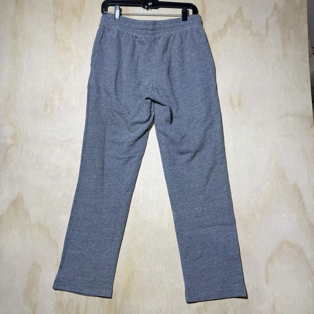 Goodfellow & Co Men's S Gray Textured Knit Lounge Pants Drawstring Straight Leg